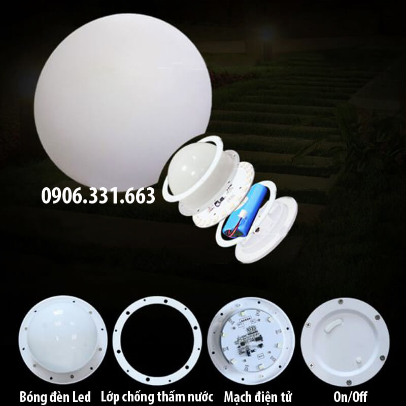 quả cầu đèn led chiếu sáng trang trí nổi trên nước quả cầu đèn led chiếu sáng trang trí nổi trên nước