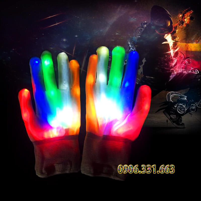 găng tay đèn led găng tay đèn led