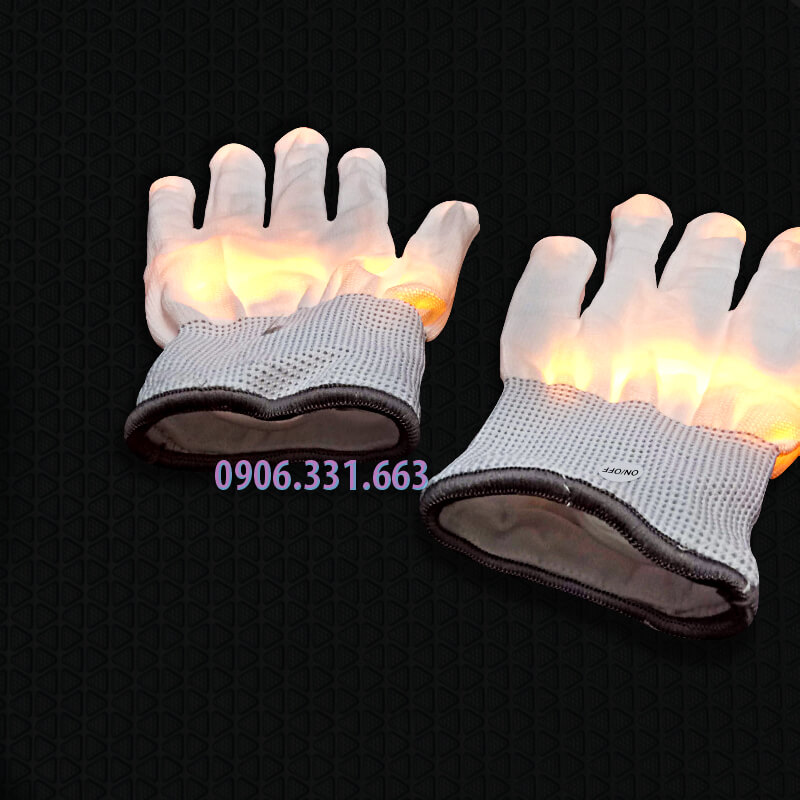 găng tay đèn led vàng găng tay đèn led vàng