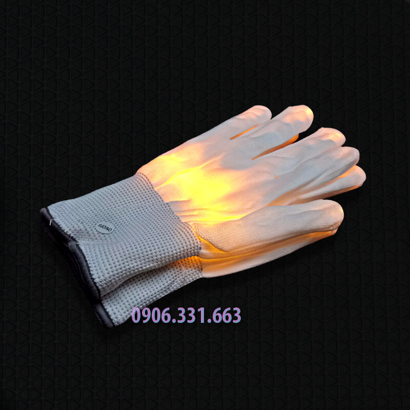 găng tay đèn led vàng găng tay đèn led vàng
