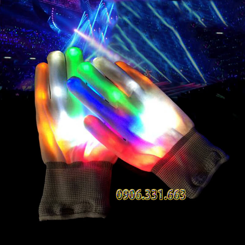 găng tay đèn led găng tay đèn led