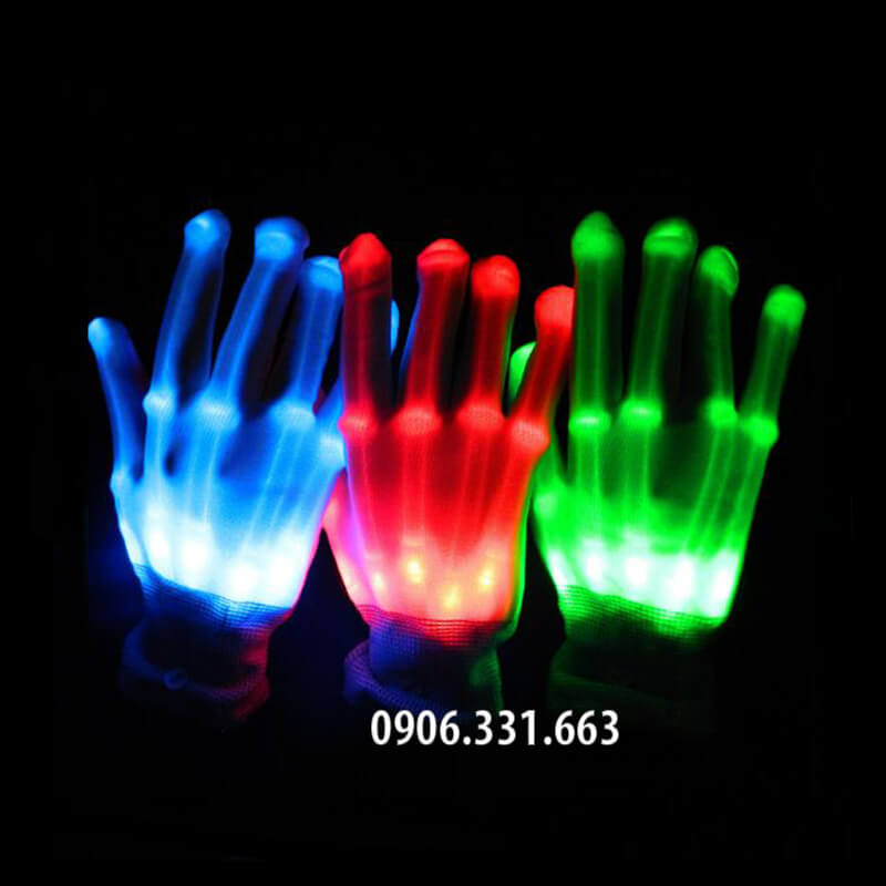 găng tay đèn led xanh lá găng tay đèn led xanh lá