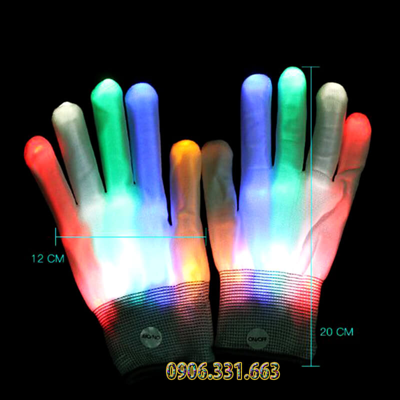 găng tay đèn led găng tay đèn led