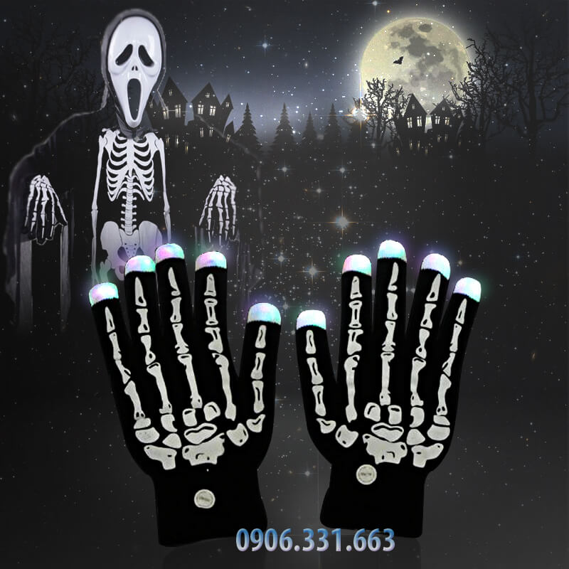 găng tay halloween găng tay halloween
