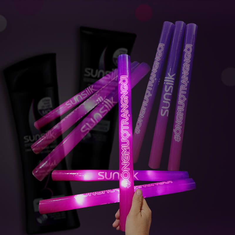 gậy cổ vũ dán decal sunsilk gậy cổ vũ dán decal sunsilk