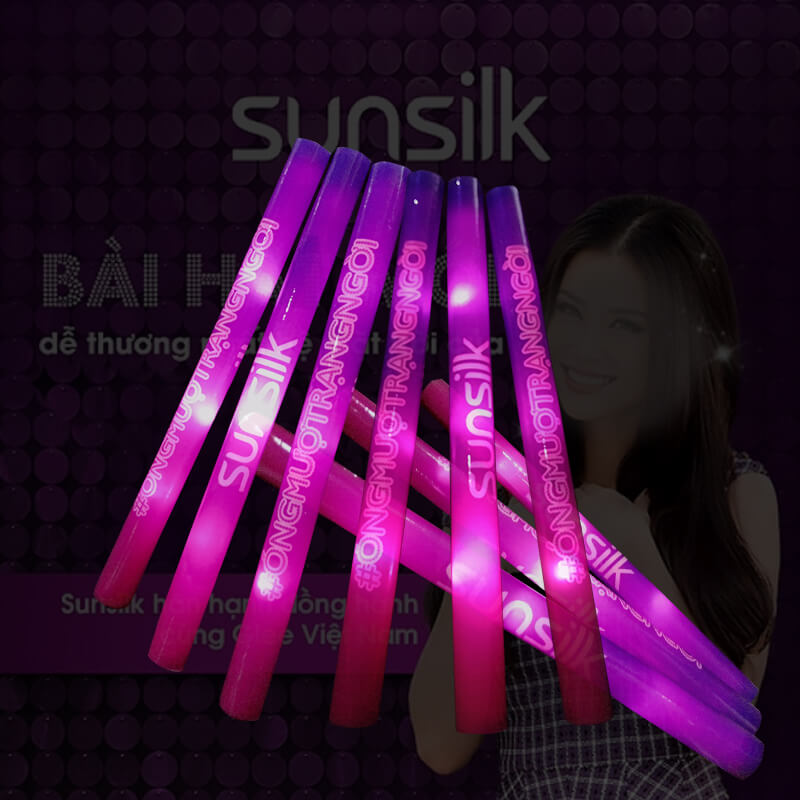 gậy cổ vũ dán decal sunsilk gậy cổ vũ dán decal sunsilk