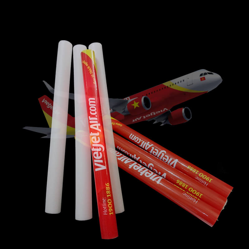 gậy cổ vũ dán decal vietjet air gậy cổ vũ dán decal vietjet air