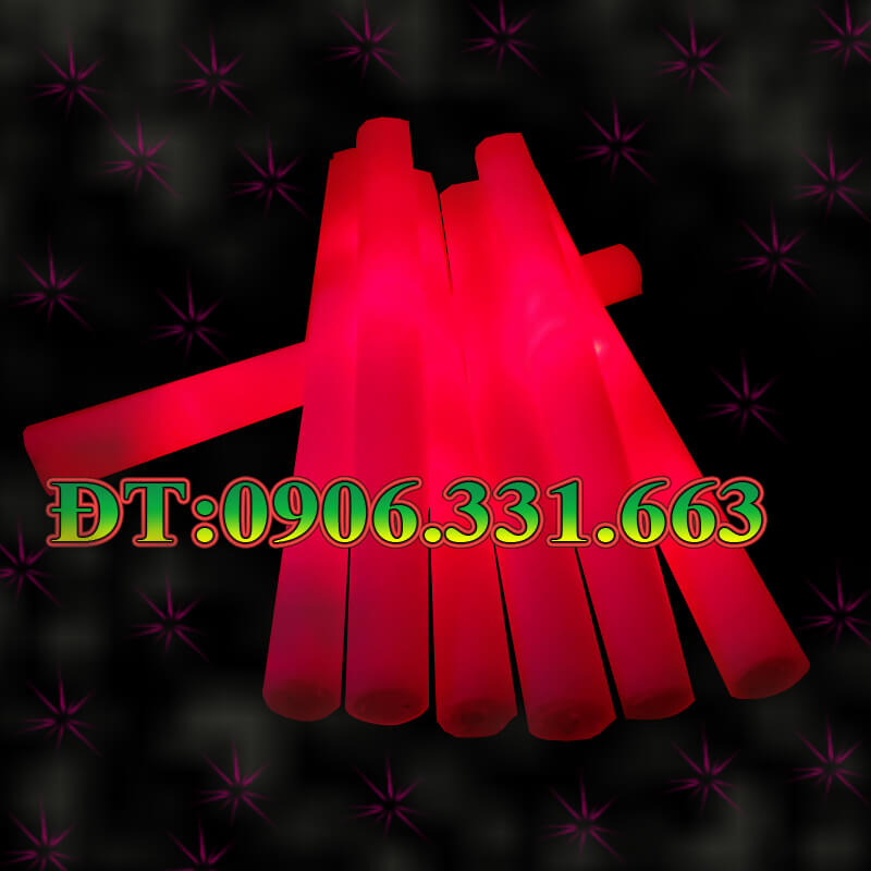 Gậy cổ vũ phát sáng màu đỏ Gậy cổ vũ phát sáng màu đỏ