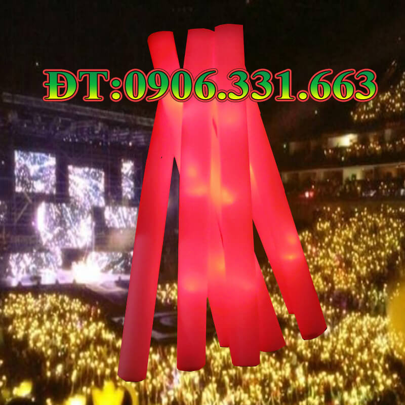 Gậy cổ vũ phát sáng màu đỏ Gậy cổ vũ phát sáng màu đỏ