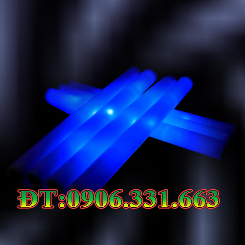 Gậy cổ vũ phát sáng xanh lá Gậy cổ vũ phát sáng xanh dương