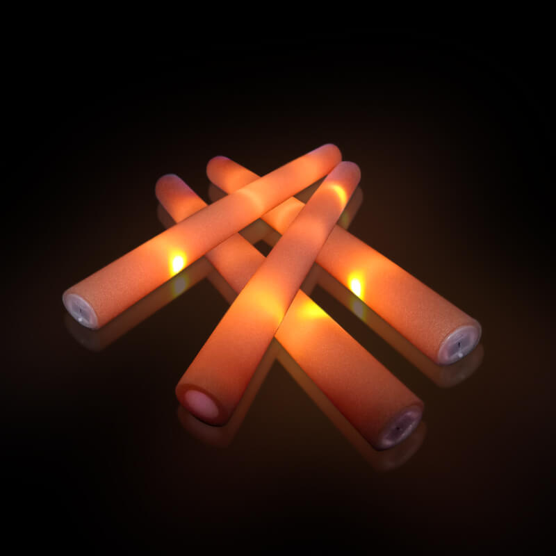 gậy cổ vũ xốp cam phát sáng led gậy cổ vũ xốp cam phát sáng led