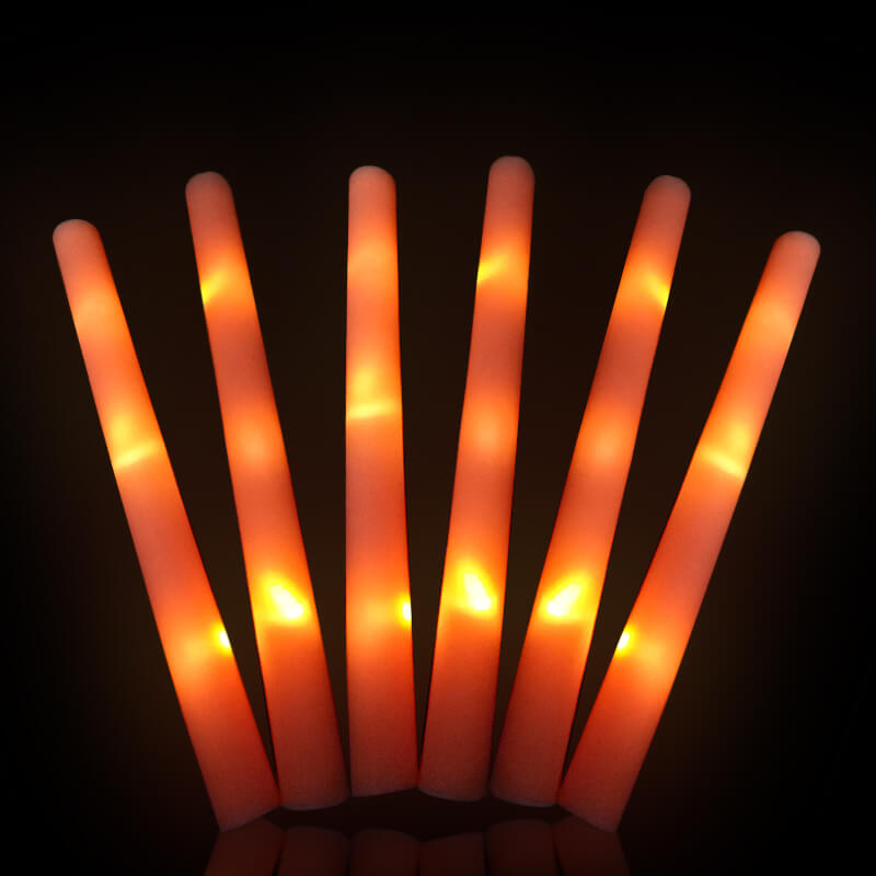 gậy cổ vũ xốp cam phát sáng led gậy cổ vũ xốp cam phát sáng led