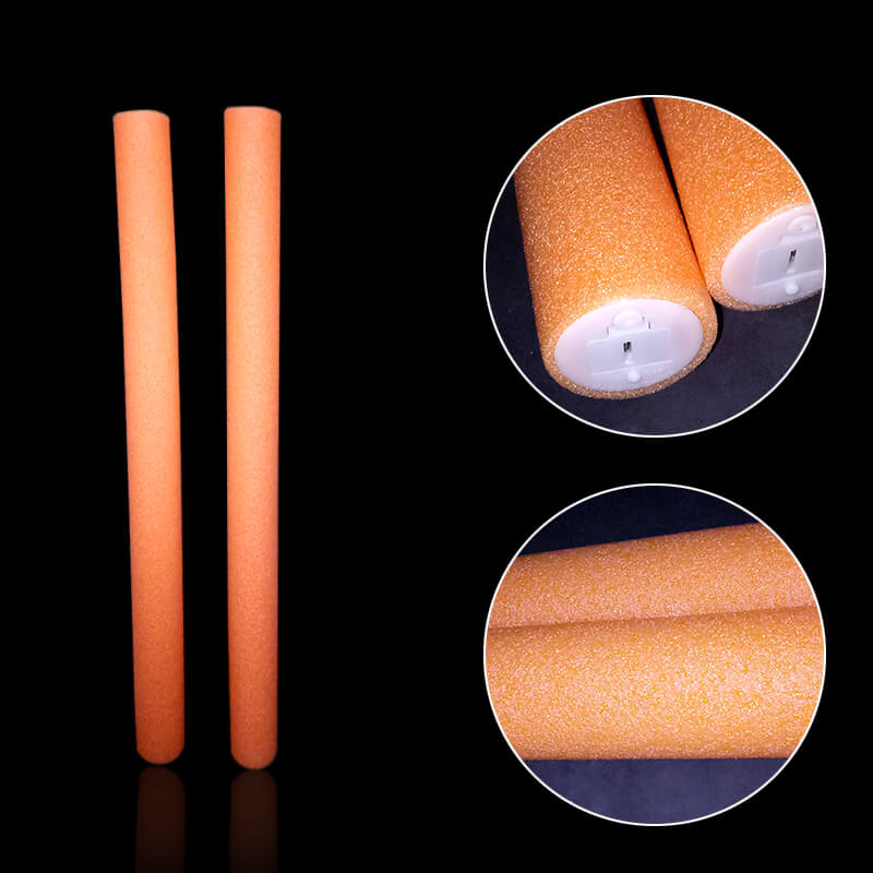 gậy cổ vũ xốp cam phát sáng led gậy cổ vũ xốp cam phát sáng led