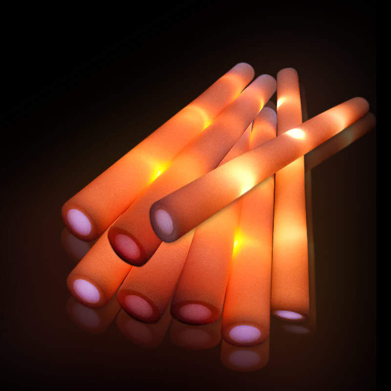 gậy cổ vũ xốp cam phát sáng led gậy cổ vũ xốp cam phát sáng led