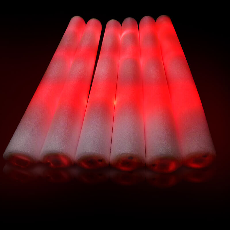 gậy led cổ vũ màu đỏ 1 chế độ phát sáng