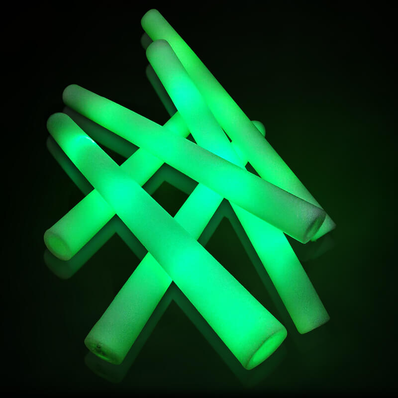 Gậy led cổ vũ xanh lá 1 chế độ phát sáng Gậy led cổ vũ xanh lá 1 chế độ phát sáng