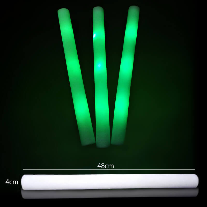 Gậy led cổ vũ xanh lá 1 chế độ phát sáng Gậy led cổ vũ xanh lá 1 chế độ phát sáng