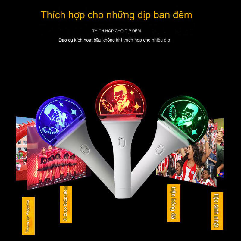 gậy phát sáng lightstick xoay