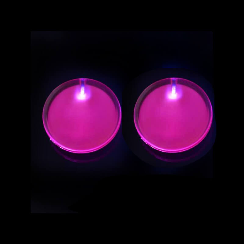 Huy hiệu cài áo led hồng Huy hiệu cài áo led hồng