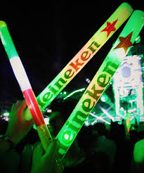 Cây đập cổ vũ in decal Heineken Cây đập cổ vũ in decal Heineken