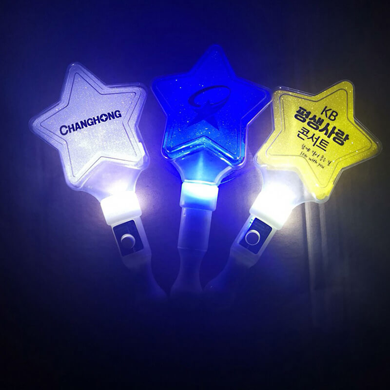 In cây cổ vũ lightstick ngôi sao In cây cổ vũ lightstick ngôi sao