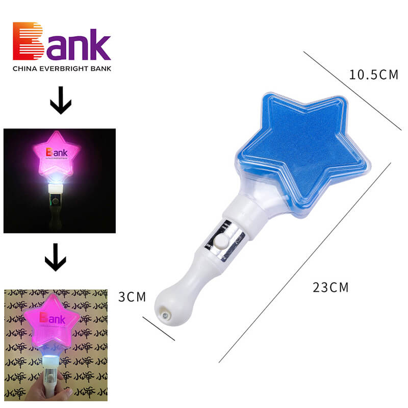 In cây cổ vũ lightstick ngôi sao In cây cổ vũ lightstick ngôi sao