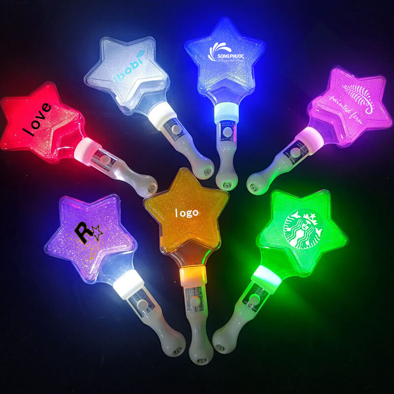 In cây cổ vũ lightstick ngôi sao In cây cổ vũ lightstick ngôi sao