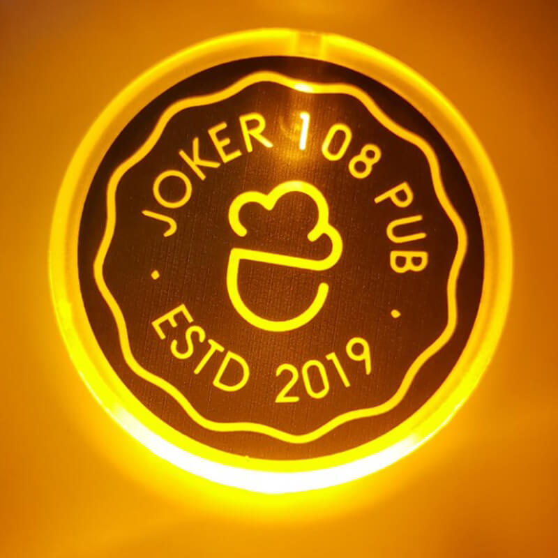 in logo dán huy hiệu led