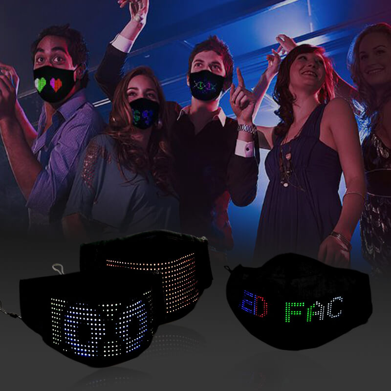 Khẩu trang có đèn led kết nối bluetooth Khẩu trang có đèn led kết nối bluetooth