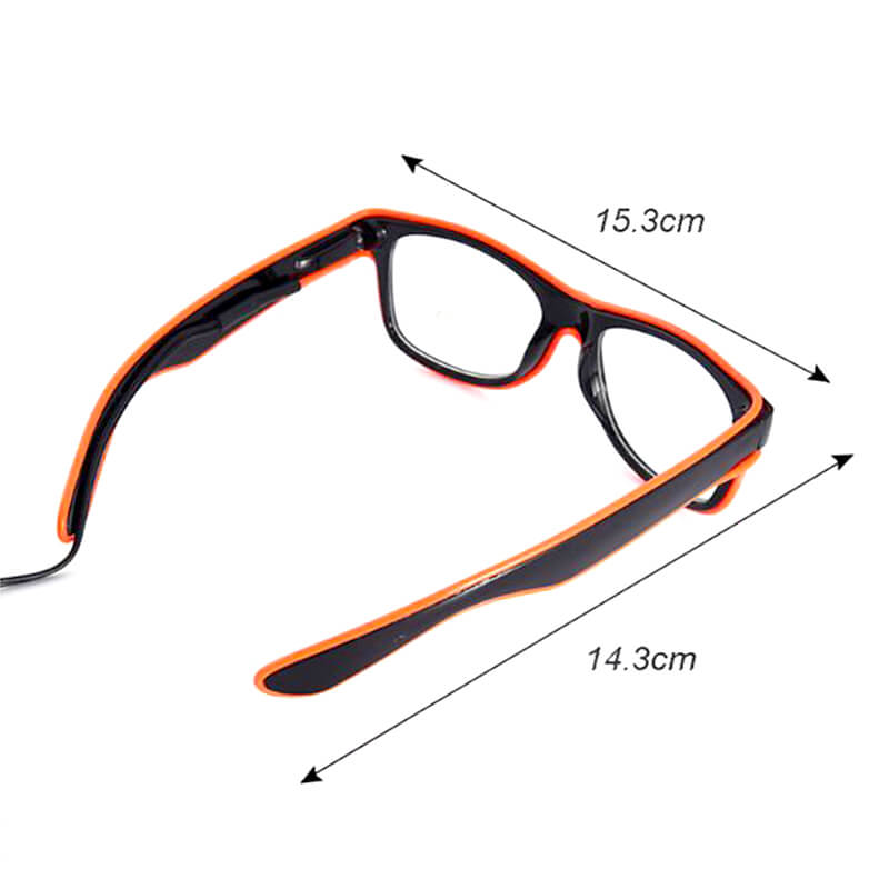 Kính đèn led EL phát sáng màu cam Kính đèn led EL phát sáng màu cam