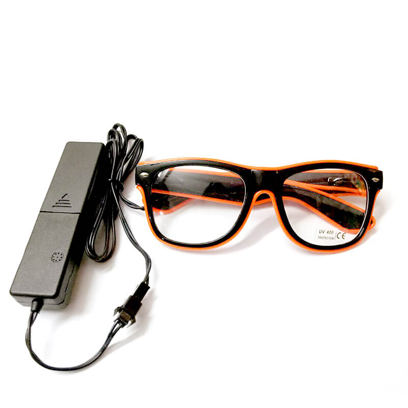 Kính đèn led EL phát sáng màu cam Kính đèn led EL phát sáng màu cam