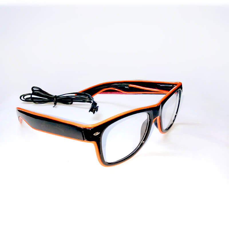 Kính đèn led EL phát sáng màu cam Kính đèn led EL phát sáng màu cam