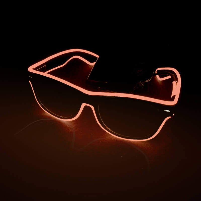 Kính đèn led EL phát sáng màu cam Kính đèn led EL phát sáng màu cam