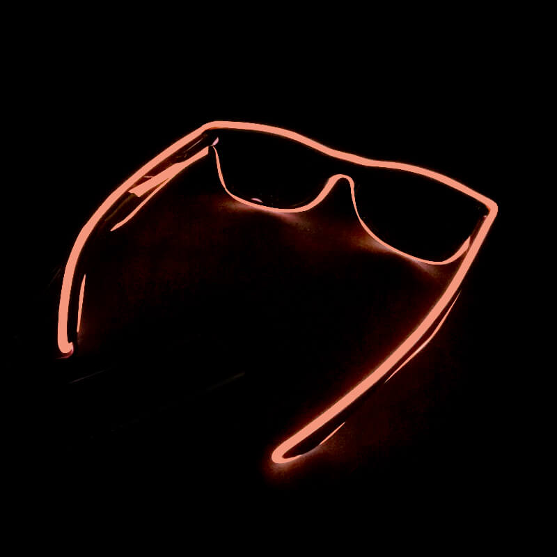 Kính đèn led EL phát sáng màu cam Kính đèn led EL phát sáng màu cam