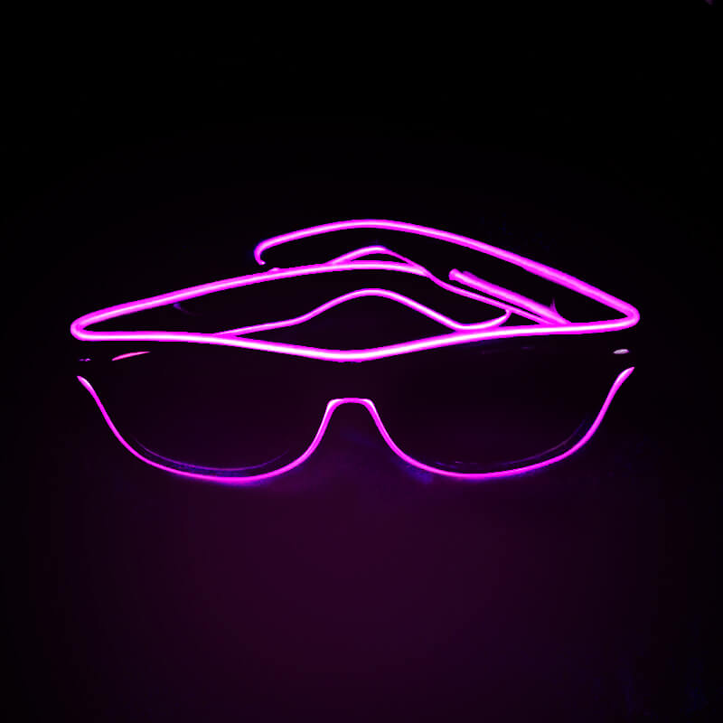 Kính đèn led EL phát sáng hồng Kính đèn led EL phát sáng hồng