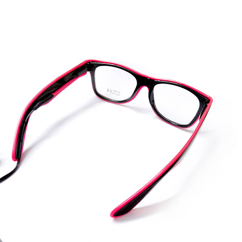 Kính đèn led EL phát sáng hồng Kính đèn led EL phát sáng hồng