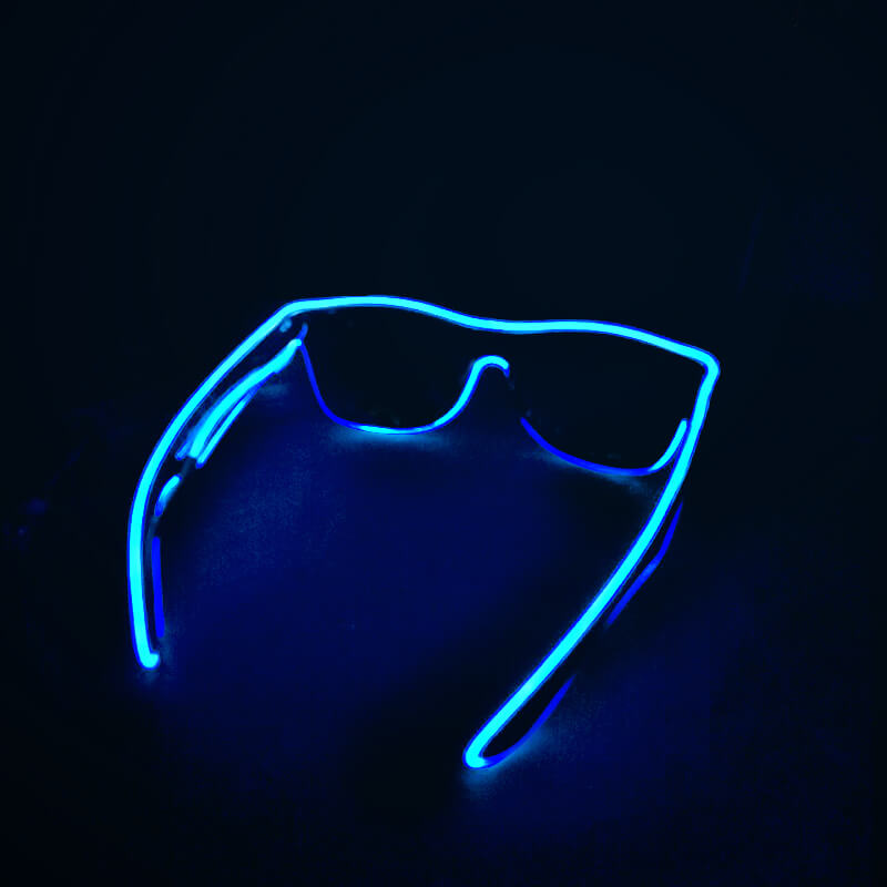 Kính đèn led EL phát sáng xanh dương Kính đèn led EL phát sáng xanh dương