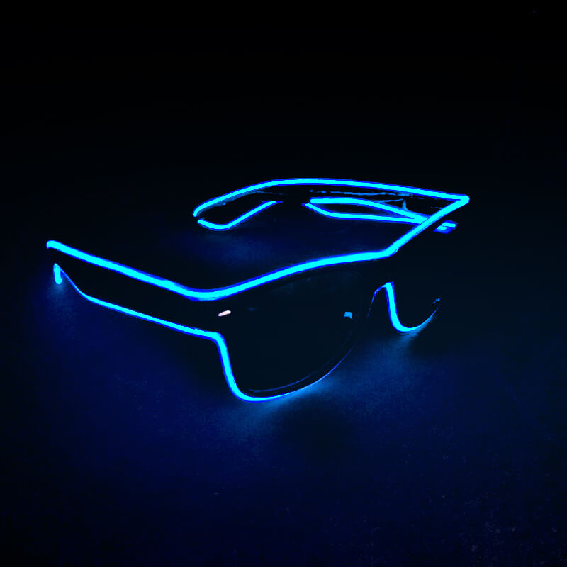 Kính đèn led EL phát sáng xanh dương Kính đèn led EL phát sáng xanh dương