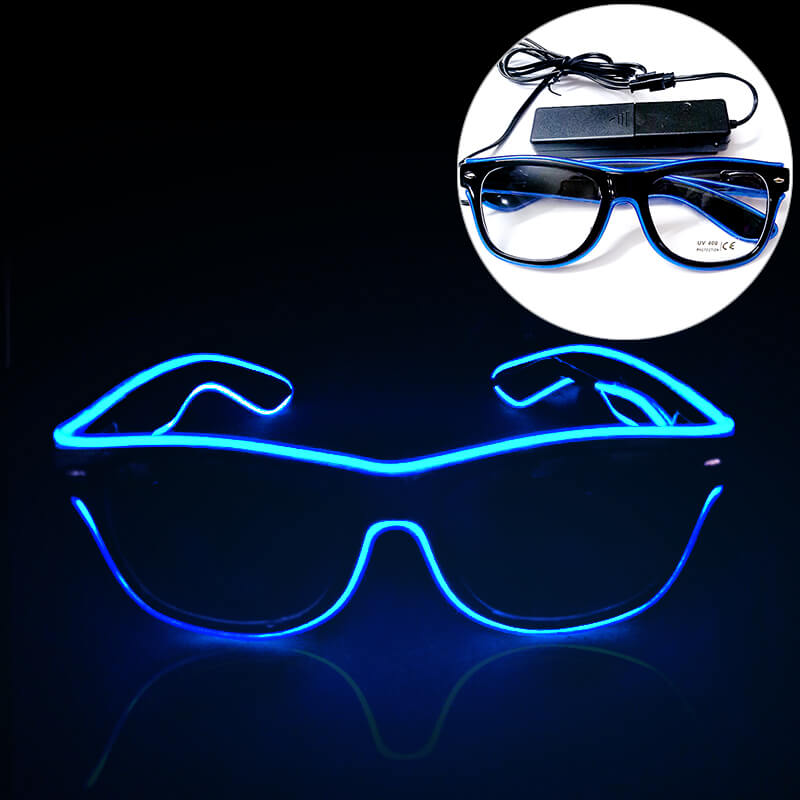 Kính đèn led EL phát sáng xanh dương Kính đèn led EL phát sáng xanh dương