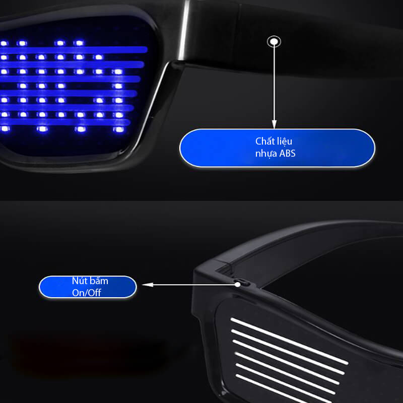 Kính đèn Led kết nối Bluetooth Kính đèn Led kết nối Bluetooth