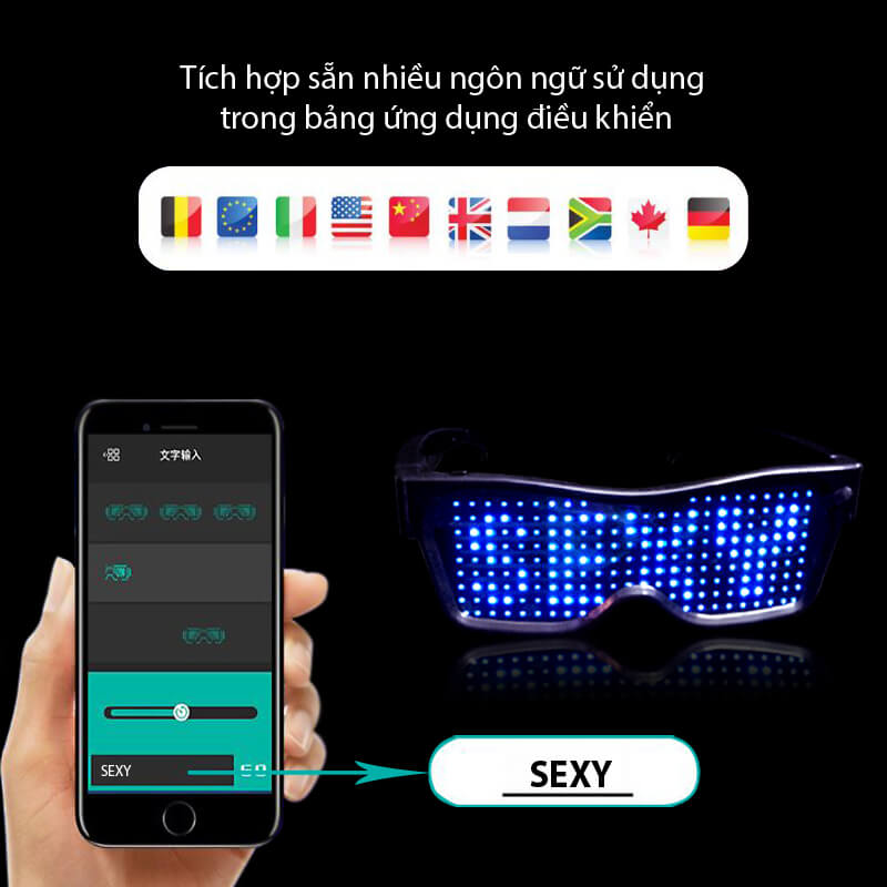 Kính đèn Led kết nối Bluetooth Kính đèn Led kết nối Bluetooth