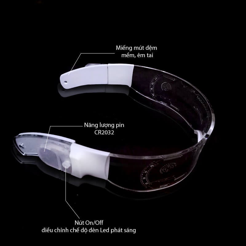 kính đèn led phát sáng kính đèn led phát sáng