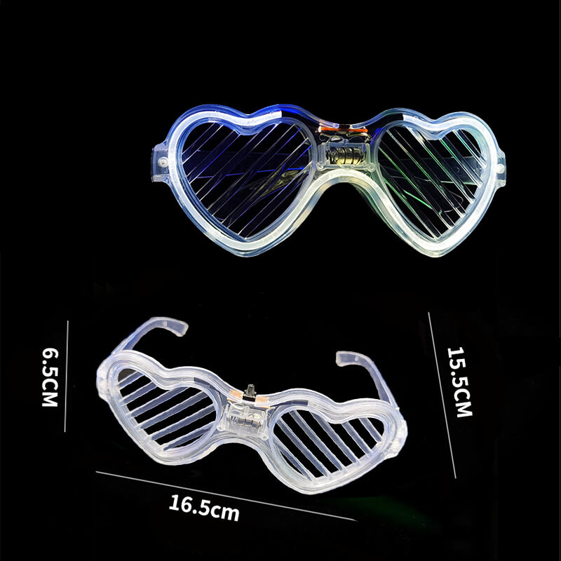 kính đèn led trái tim màu trắng kính đèn led trái tim màu trắng