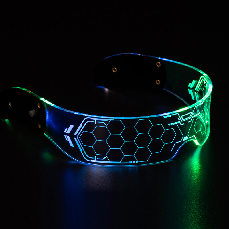 Kính led phát sáng nhiều màu, kính quay tiktok Kính led phát sáng nhiều màu, kính quay tiktok
