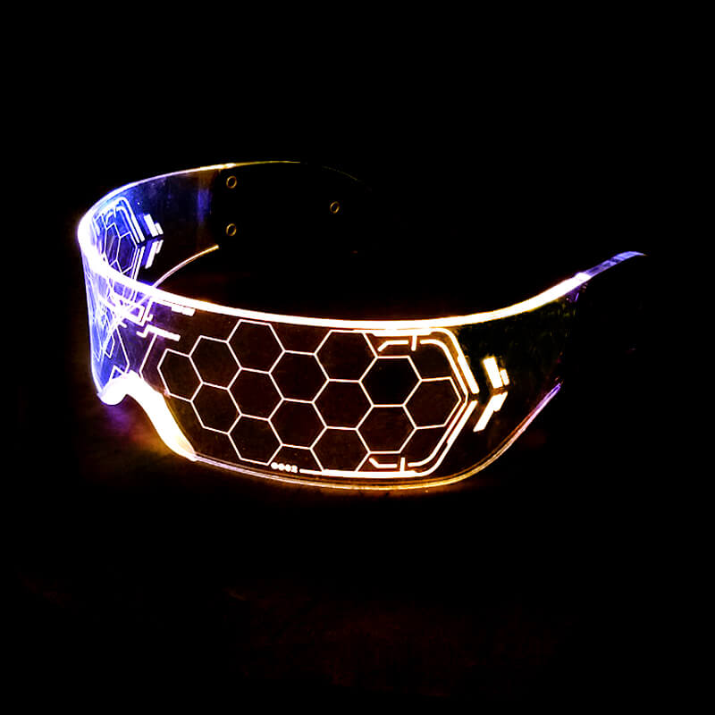 Kính led phát sáng nhiều màu, kính quay tiktok Kính led phát sáng nhiều màu, kính quay tiktok