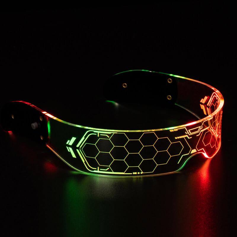 Kính led phát sáng nhiều màu, kính quay tiktok Kính led phát sáng nhiều màu, kính quay tiktok