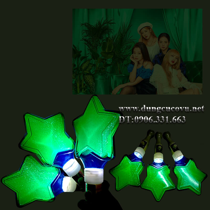 light stikc led ngôi sao xanh lá light stikc led ngôi sao xanh lá