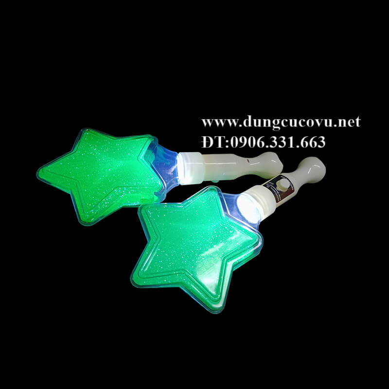 light stick led ngôi sao xanh lá light stick led ngôi sao xanh lá