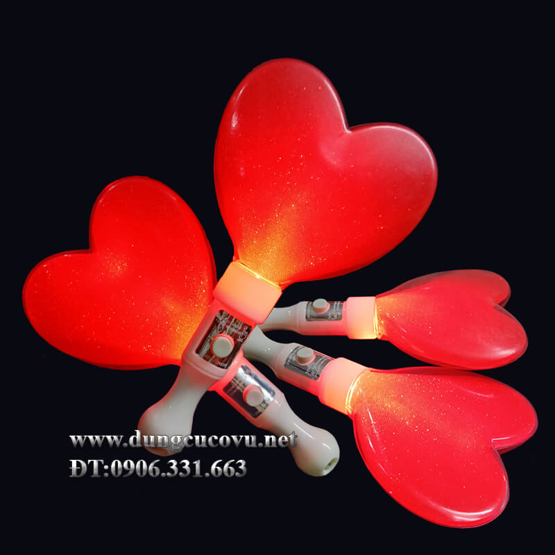 light stick led tim đỏ light stick led tim đỏ