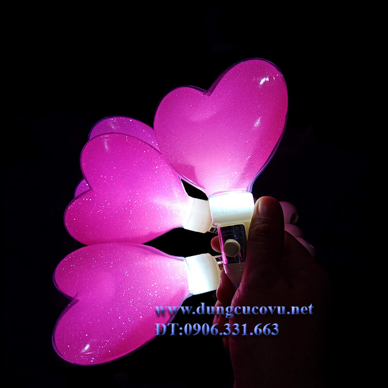 light stick tim led hồng light stick tim led hồng